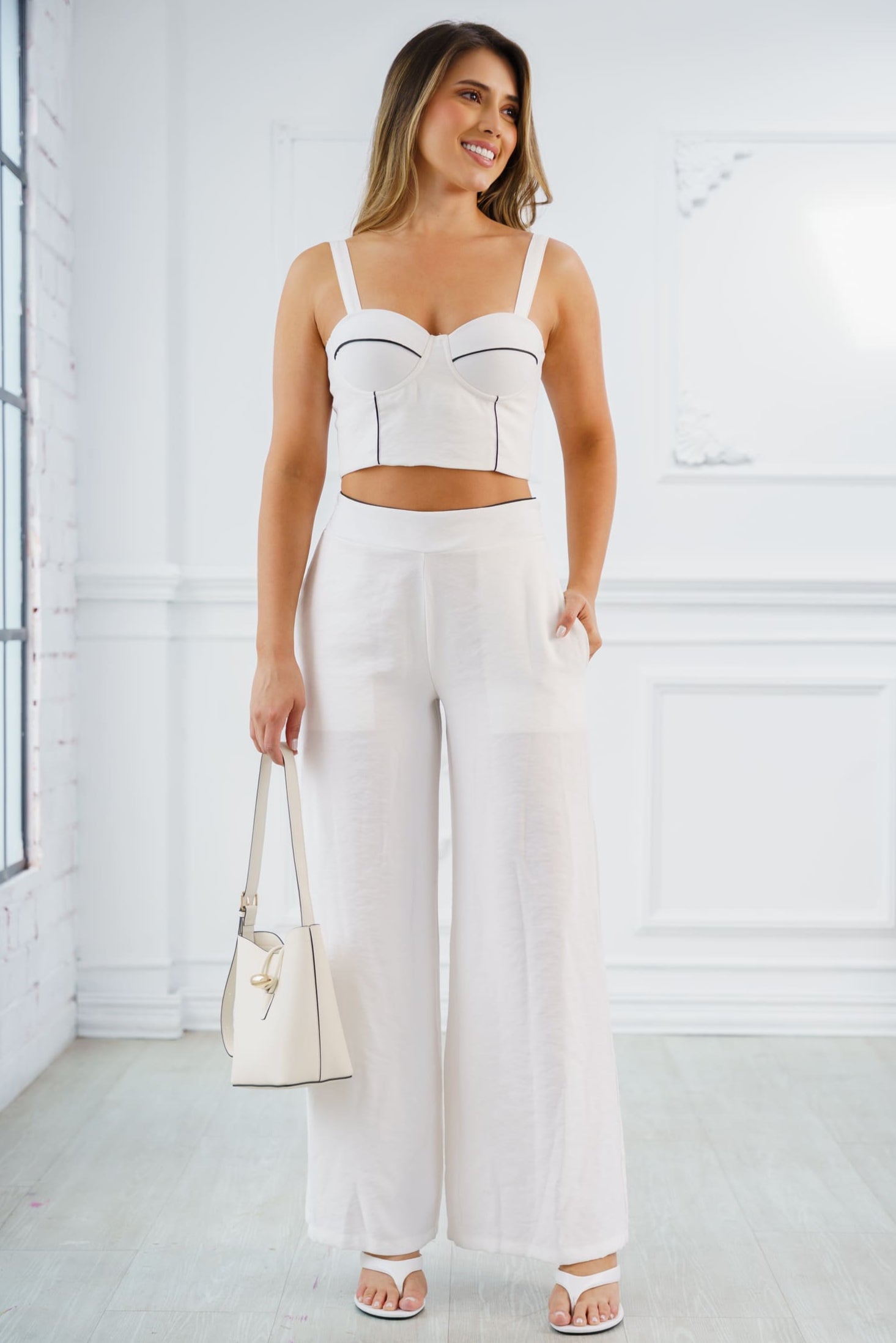 White shirt for women - April