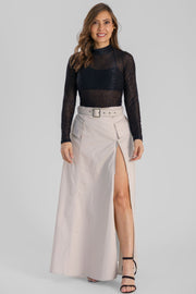 Women's Long Skirt - Pink