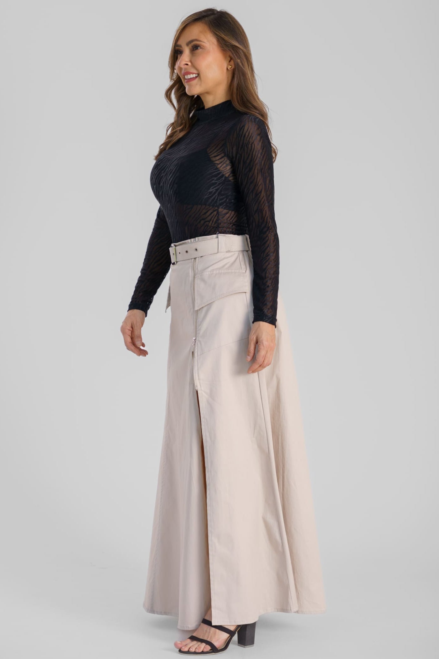 Women's Long Skirt - Pink