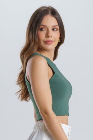 Top básico verde - Ari