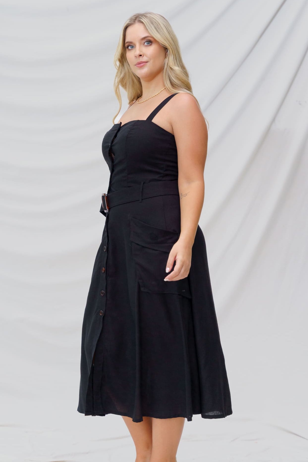 Vestido largo elegante mujer - Cuba