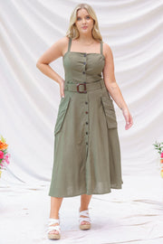 Vestido largo elegante mujer - Cuba