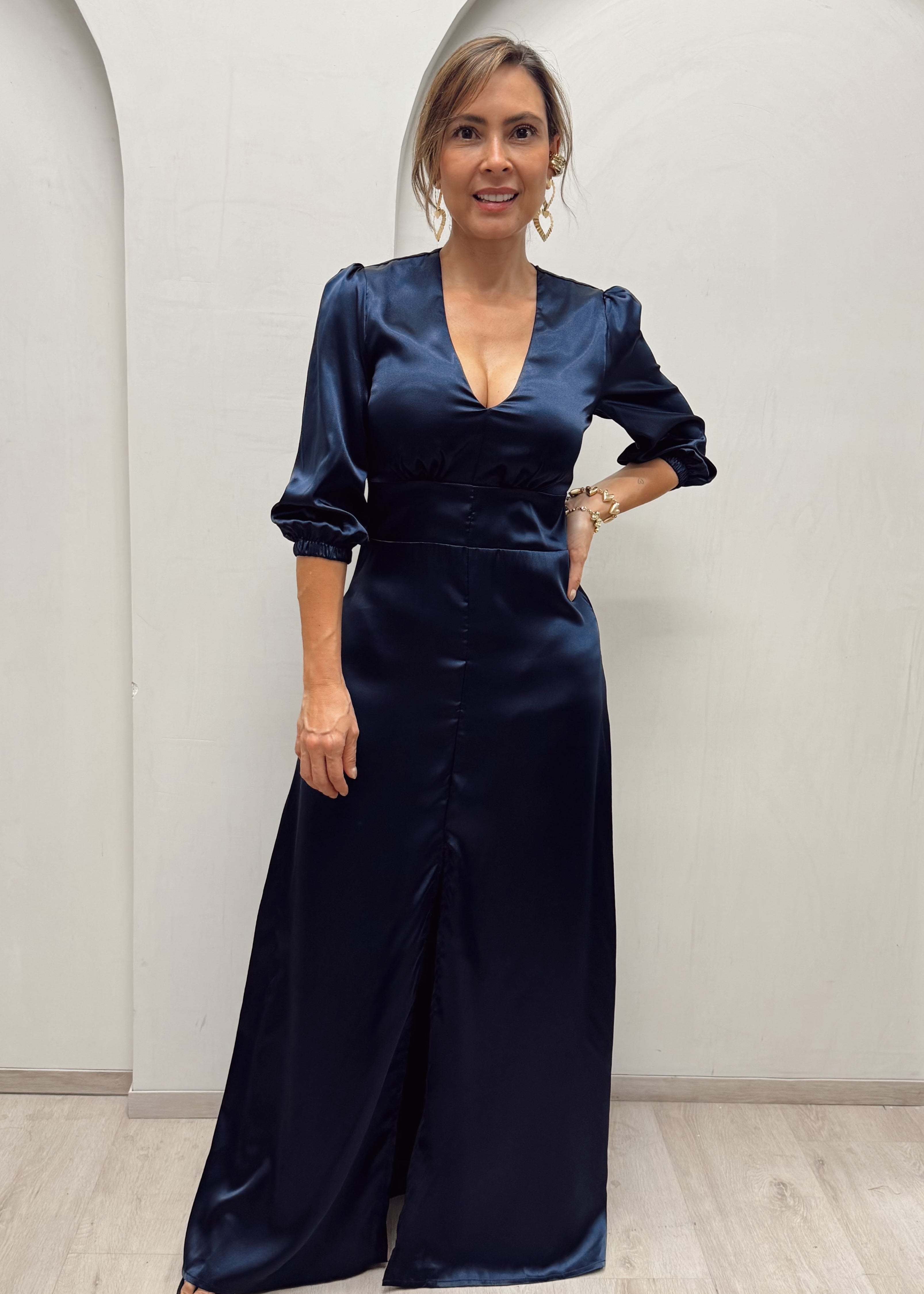 Vestido largo mujer - Perla