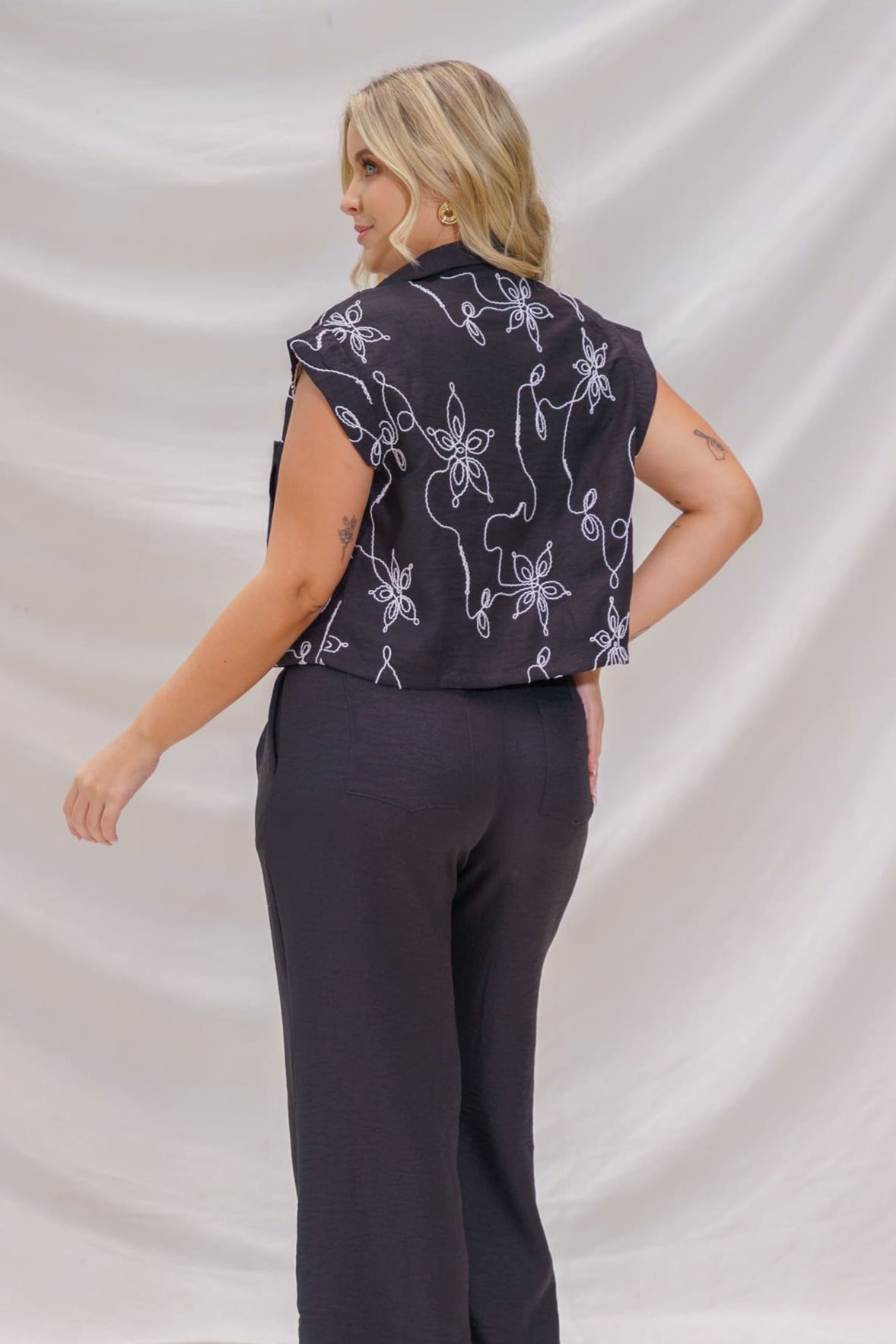 White shirt for women - April