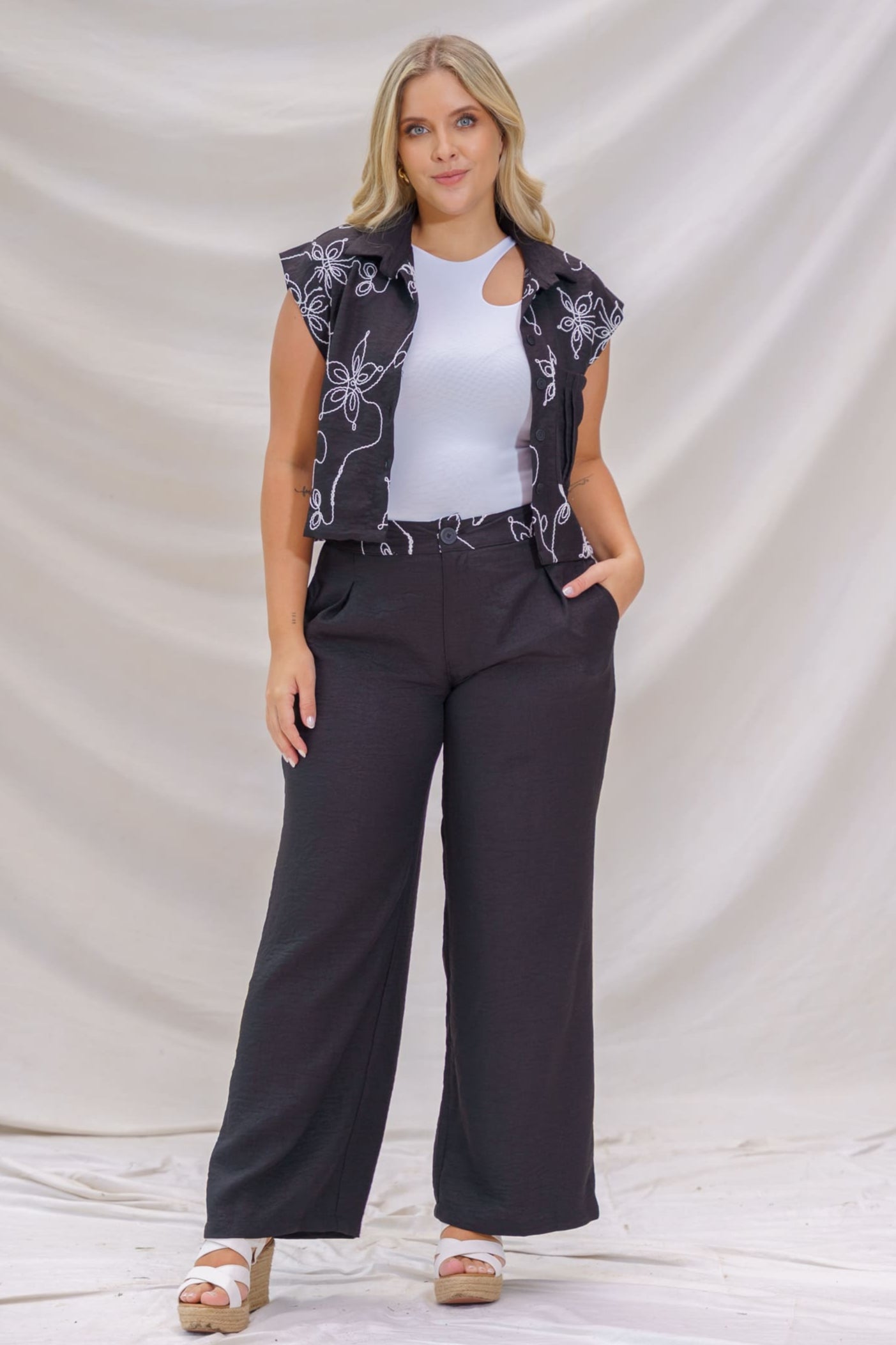 White shirt for women - April