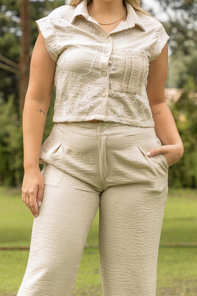 White shirt for women - April