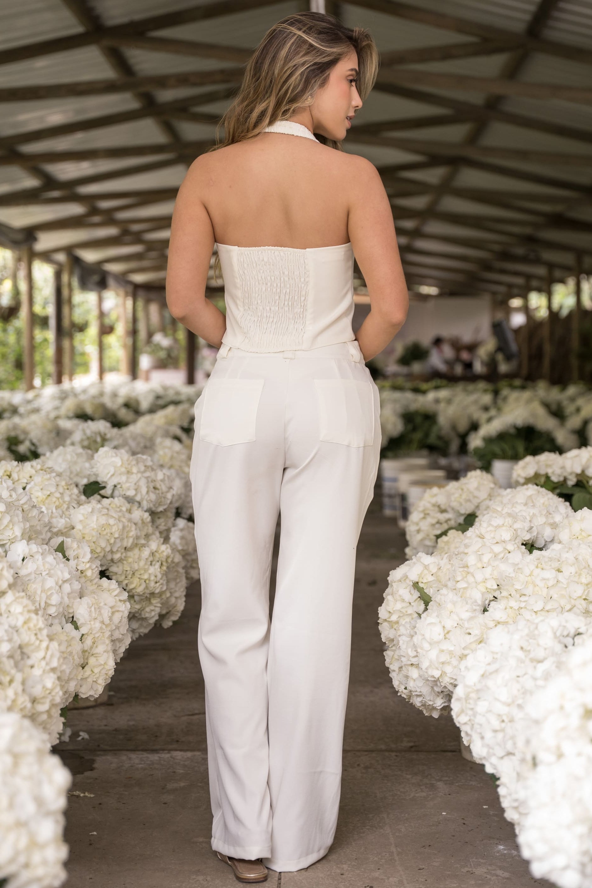 White shirt for women - April