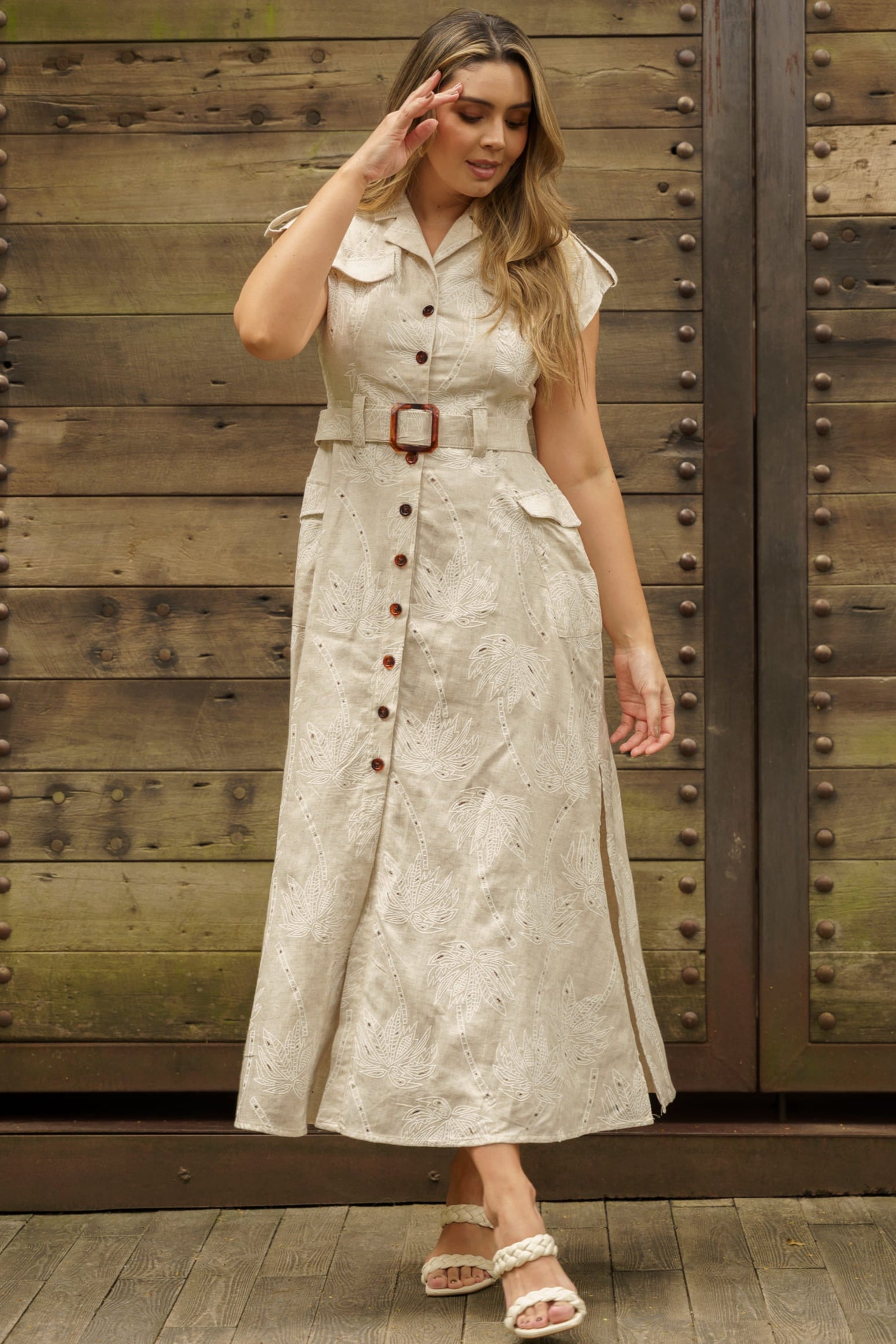 Vestido largo elegante mujer - Lima