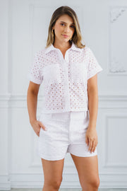 White shirt for women - April