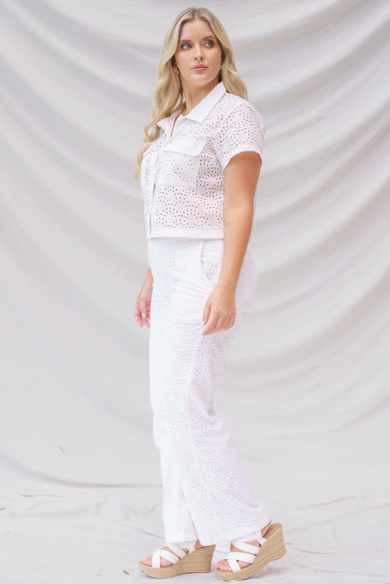 White shirt for women - April