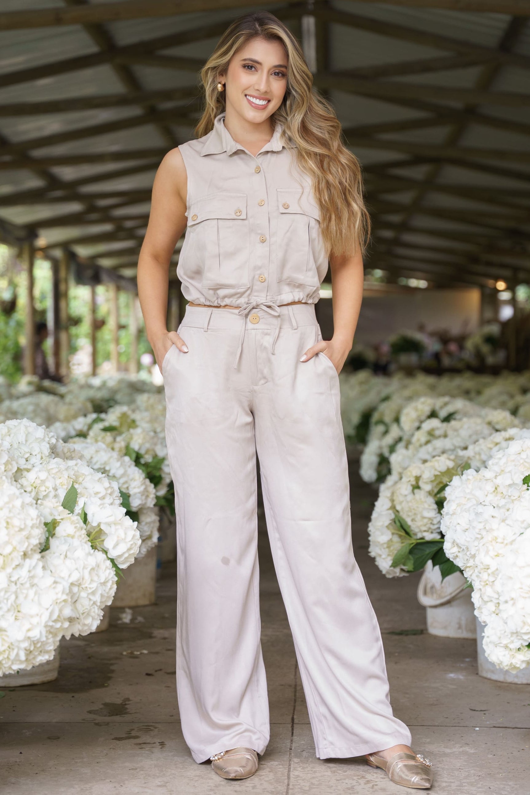 White shirt for women - April