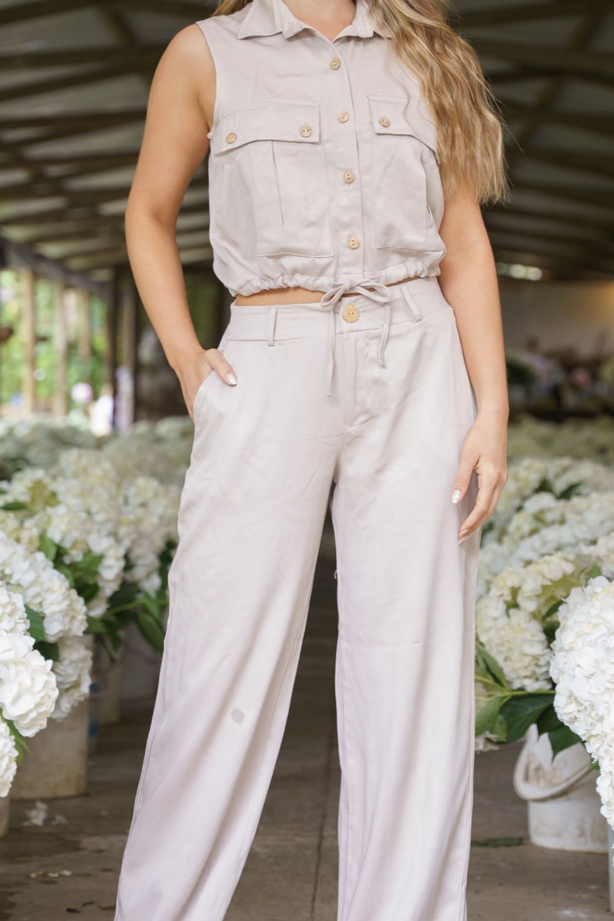 White shirt for women - April