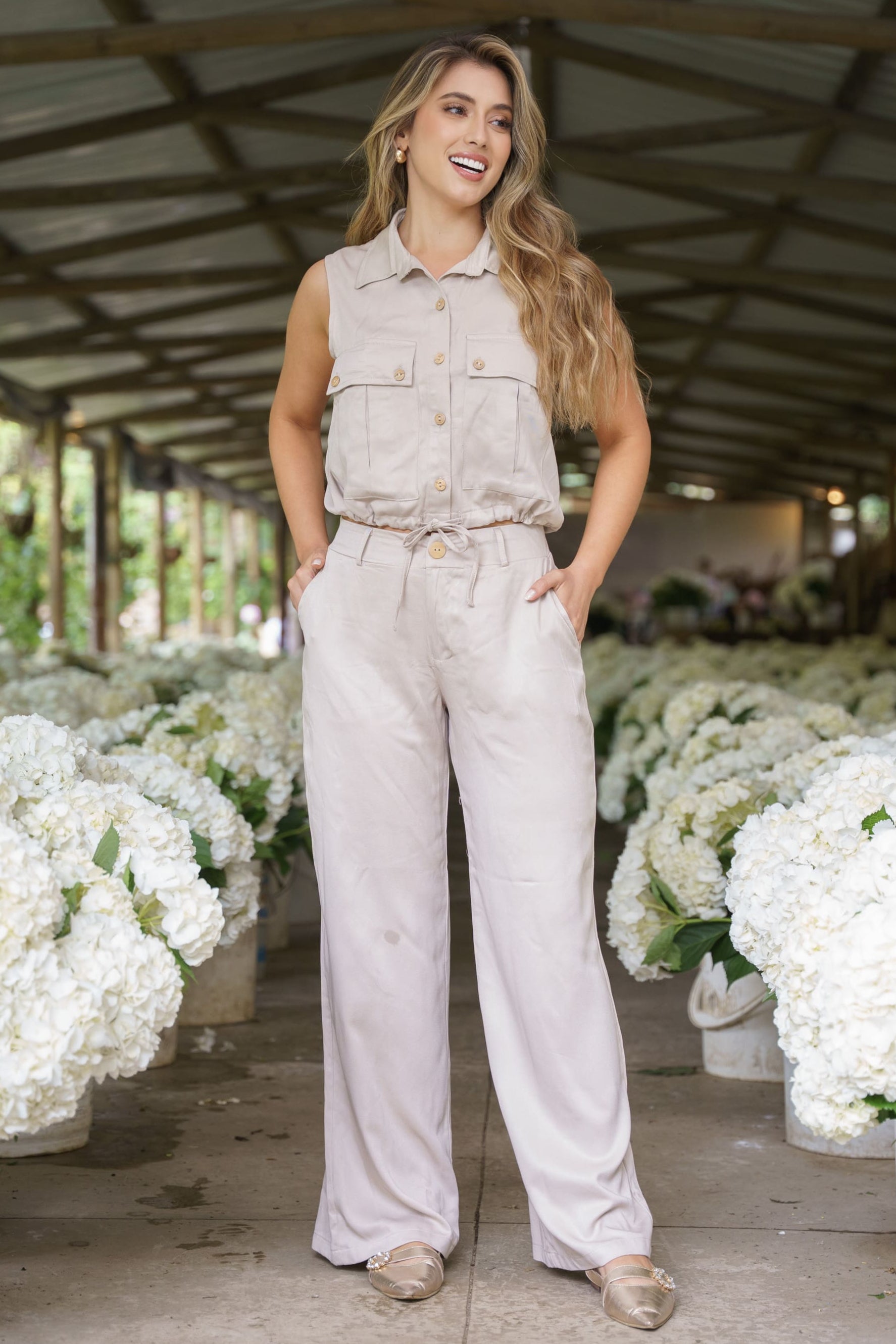 White shirt for women - April