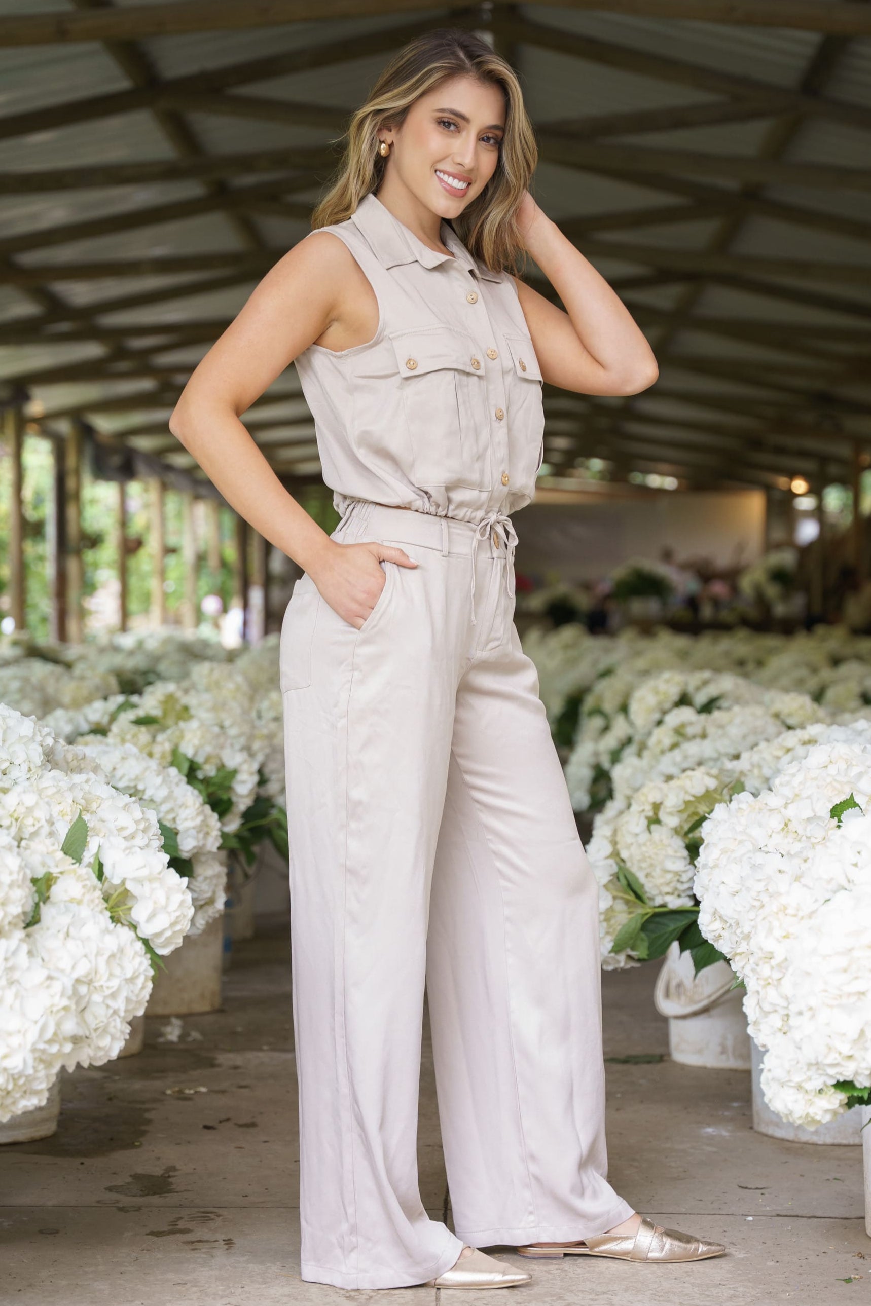 White shirt for women - April