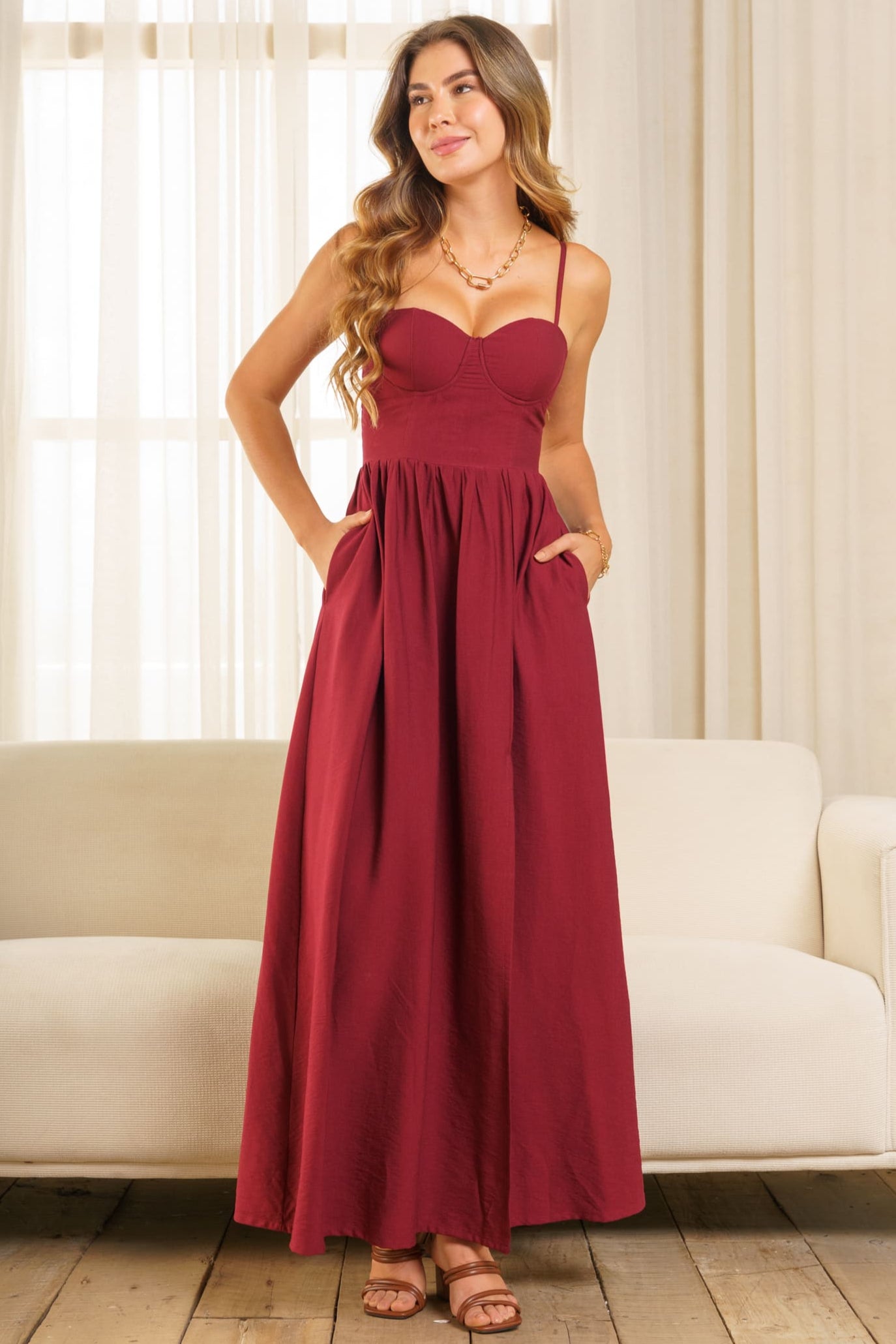 Vestido elegante mujer - Tina