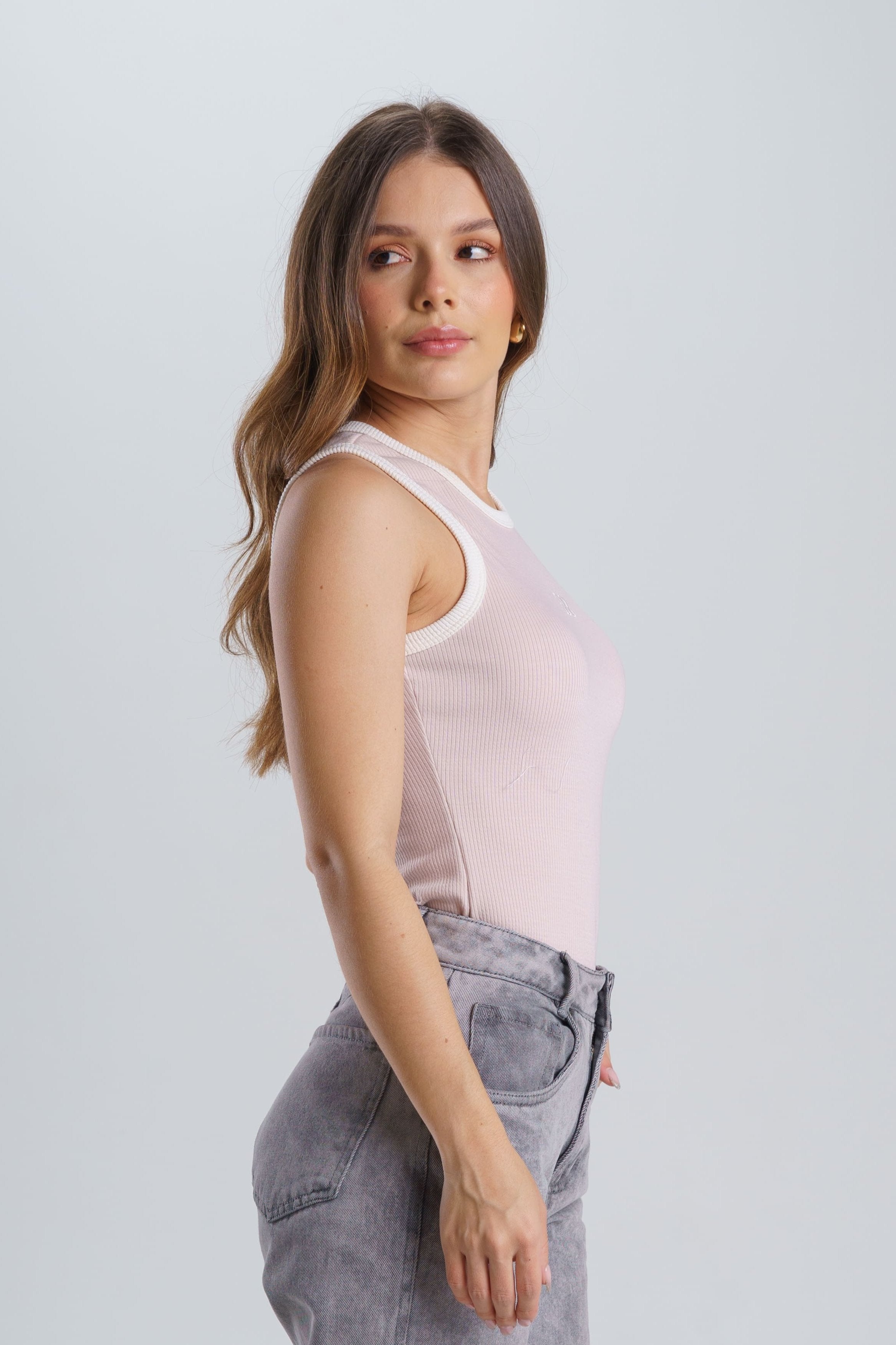 Body básico rib cuello redondo - Sammy