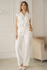White shirt for women - April