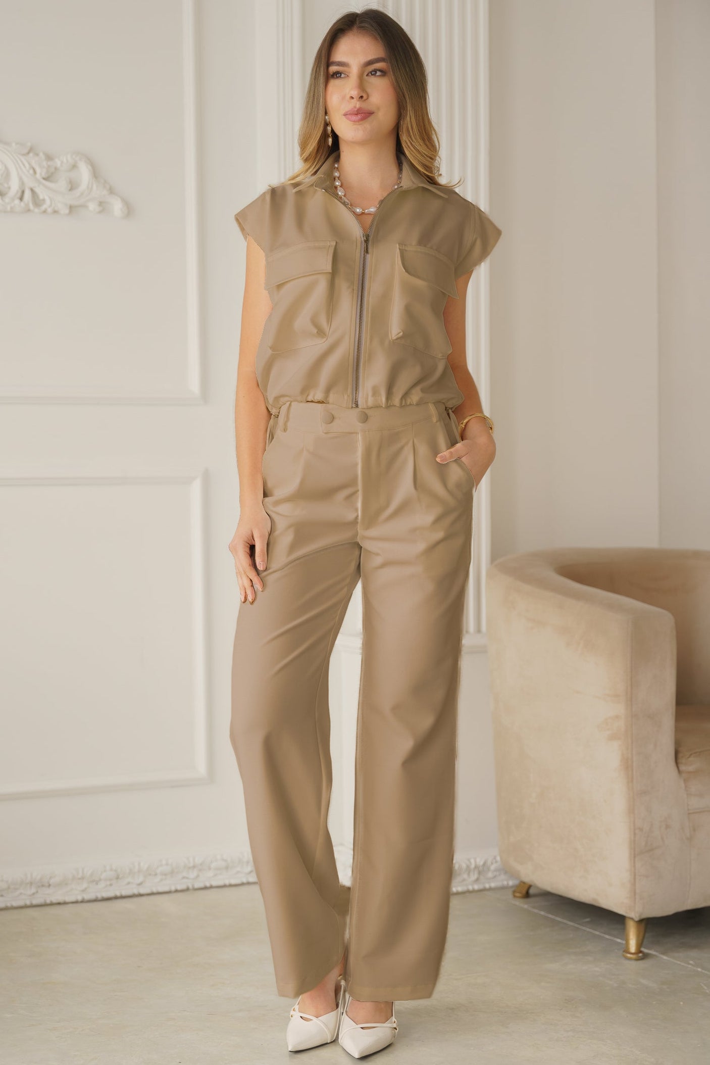 White shirt for women - April