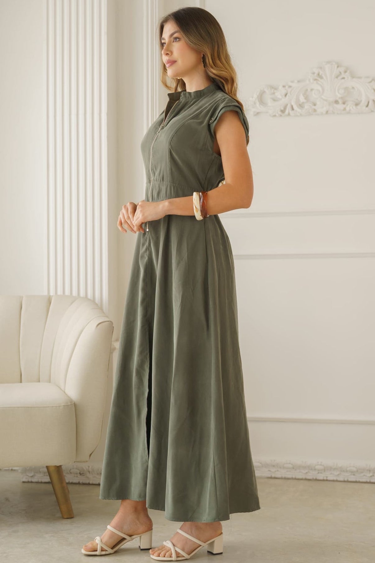 Vestido de mangas elegante mujer - Deisy