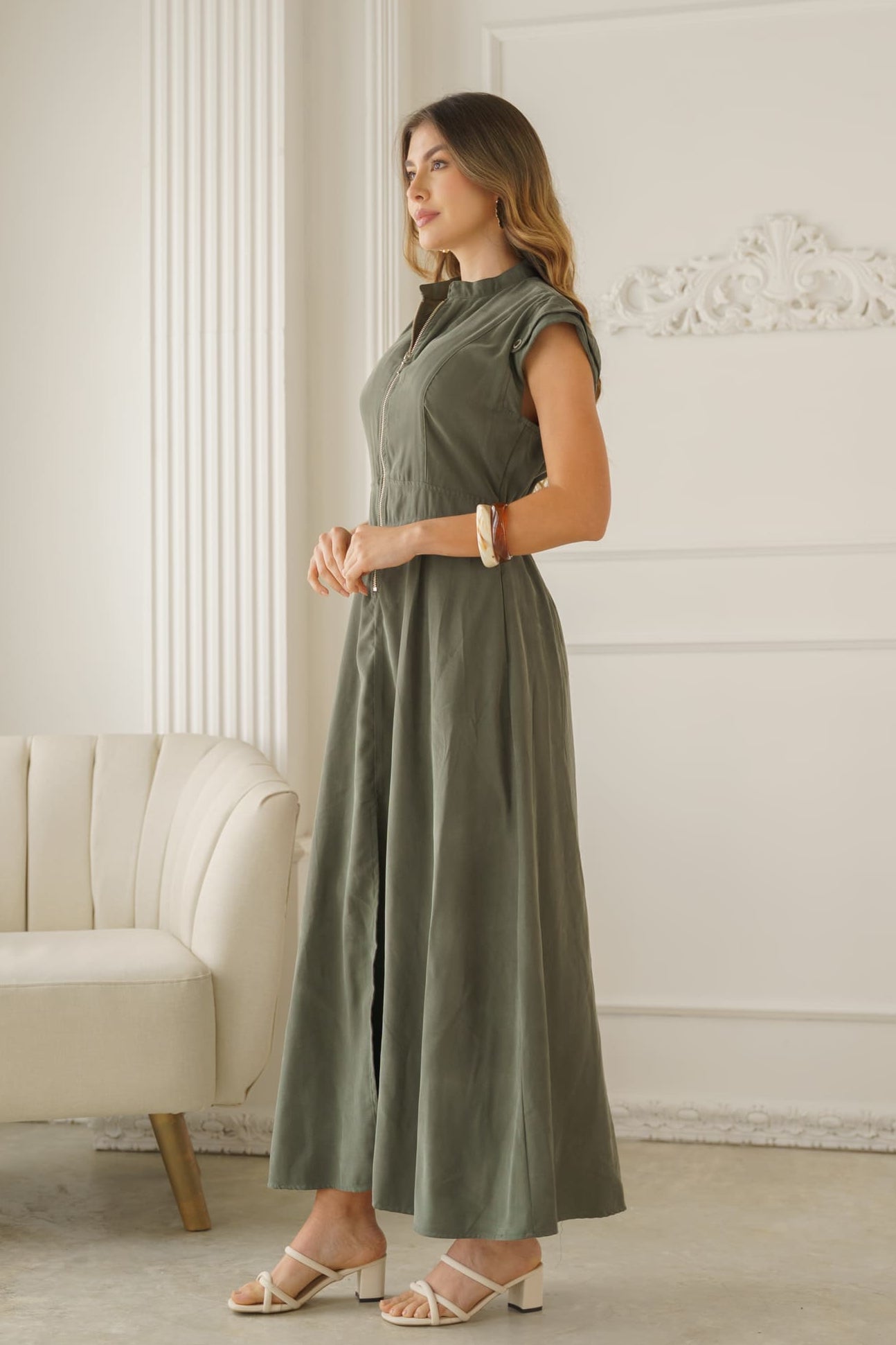 Vestido de mangas elegante mujer - Deisy