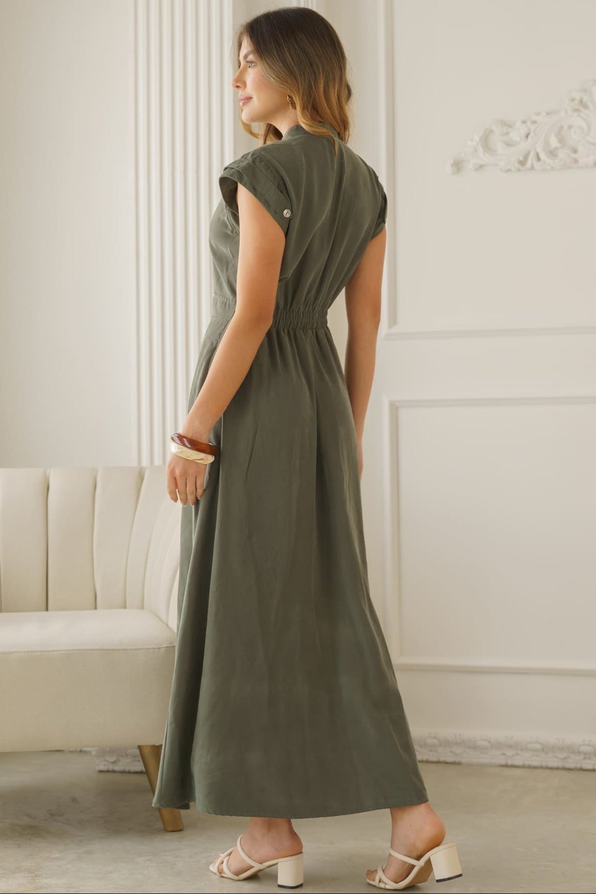 Vestido de mangas elegante mujer - Deisy