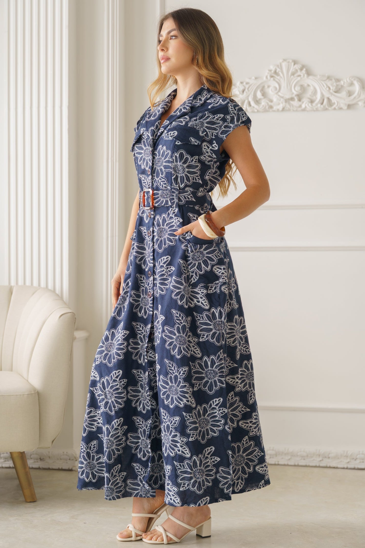 Vestido de mangas - Kobee