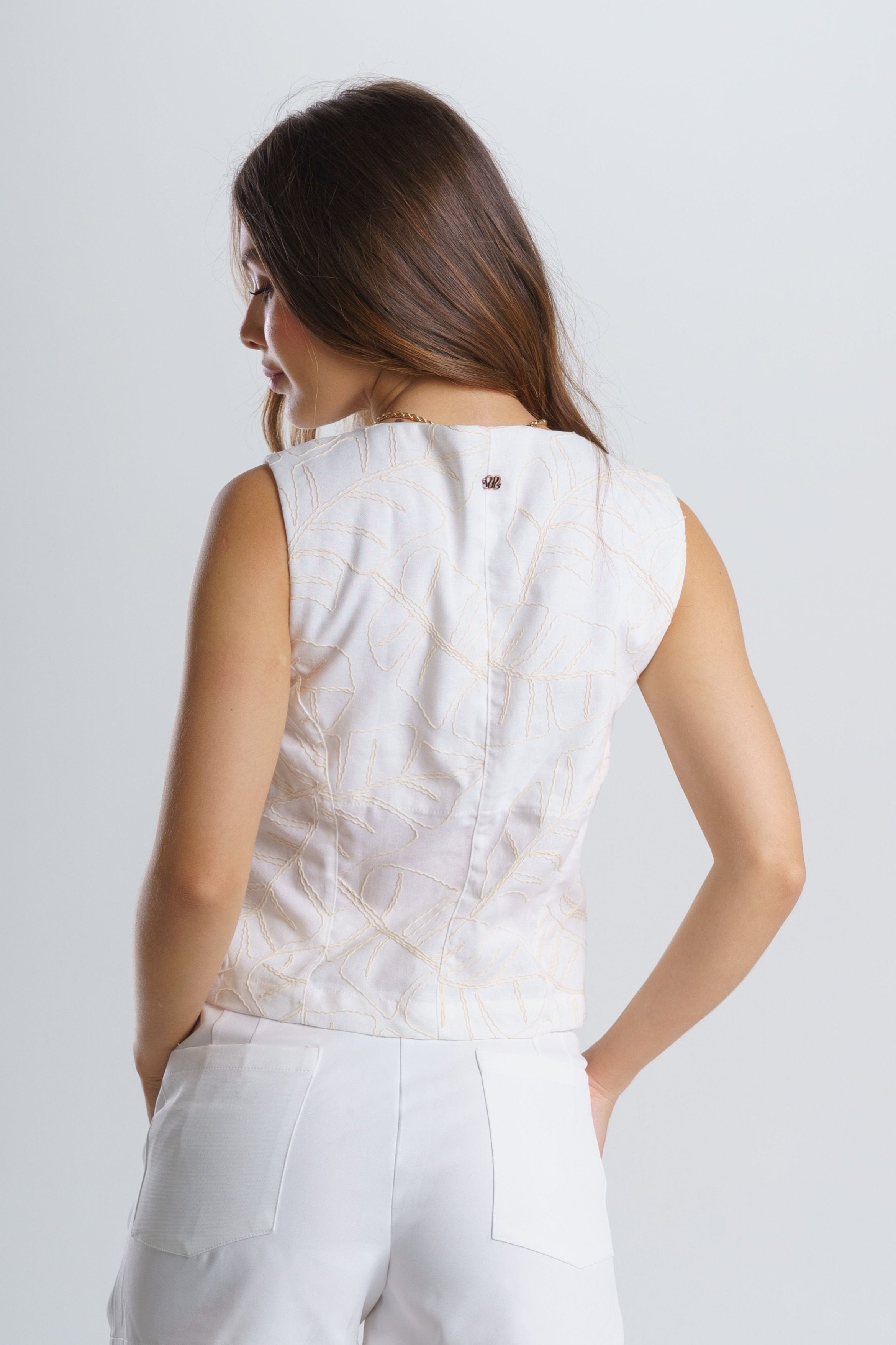 White shirt for women - April