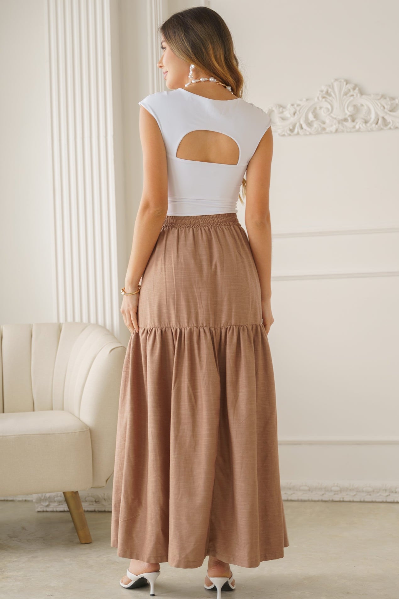 White shirt for women - April