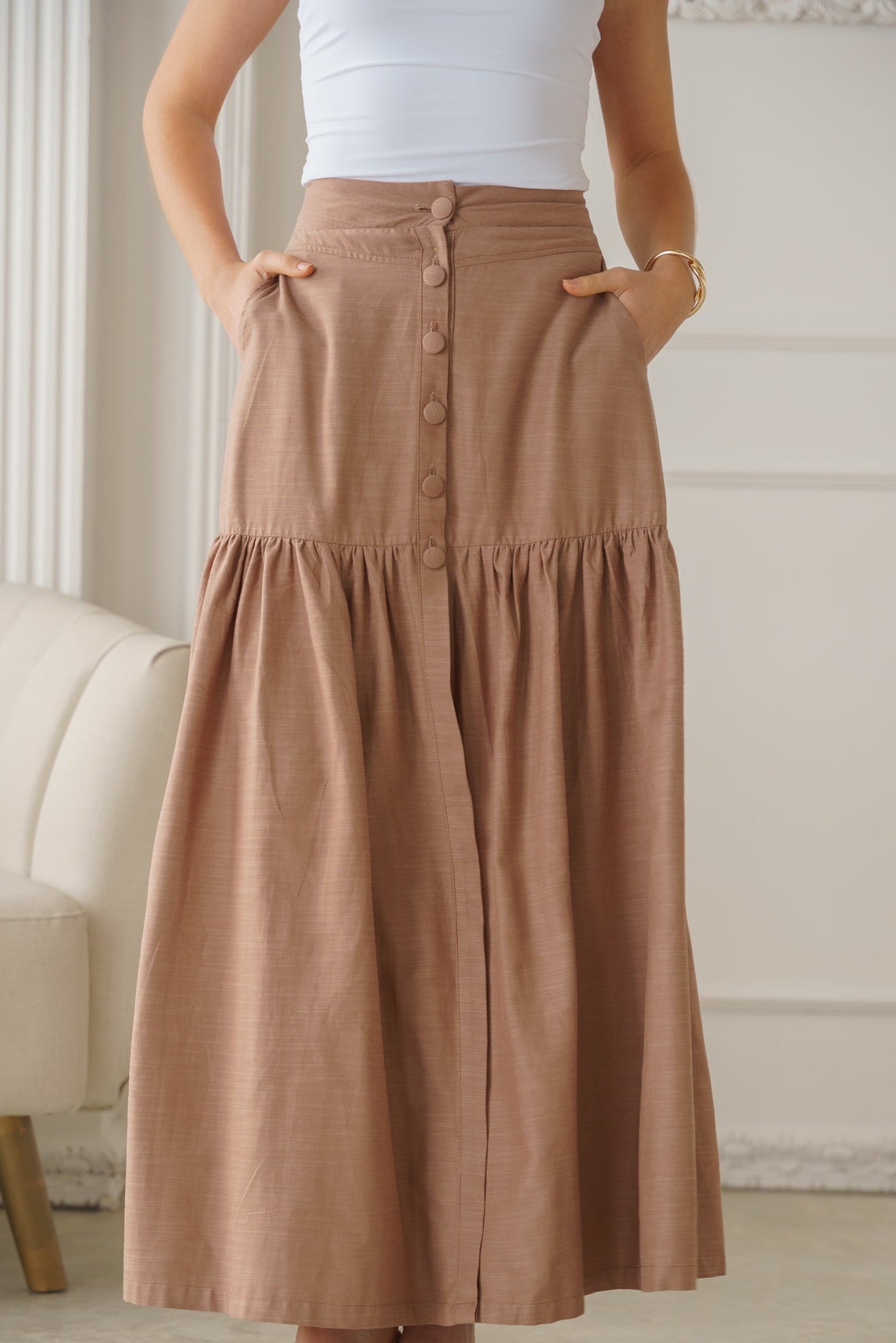 White shirt for women - April