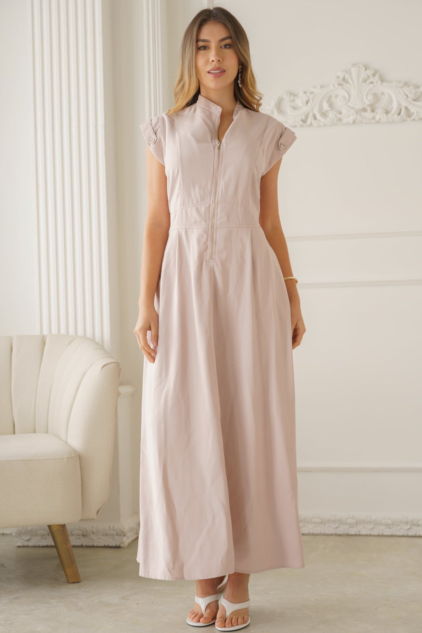 Vestido de Manga Corta - Deisy