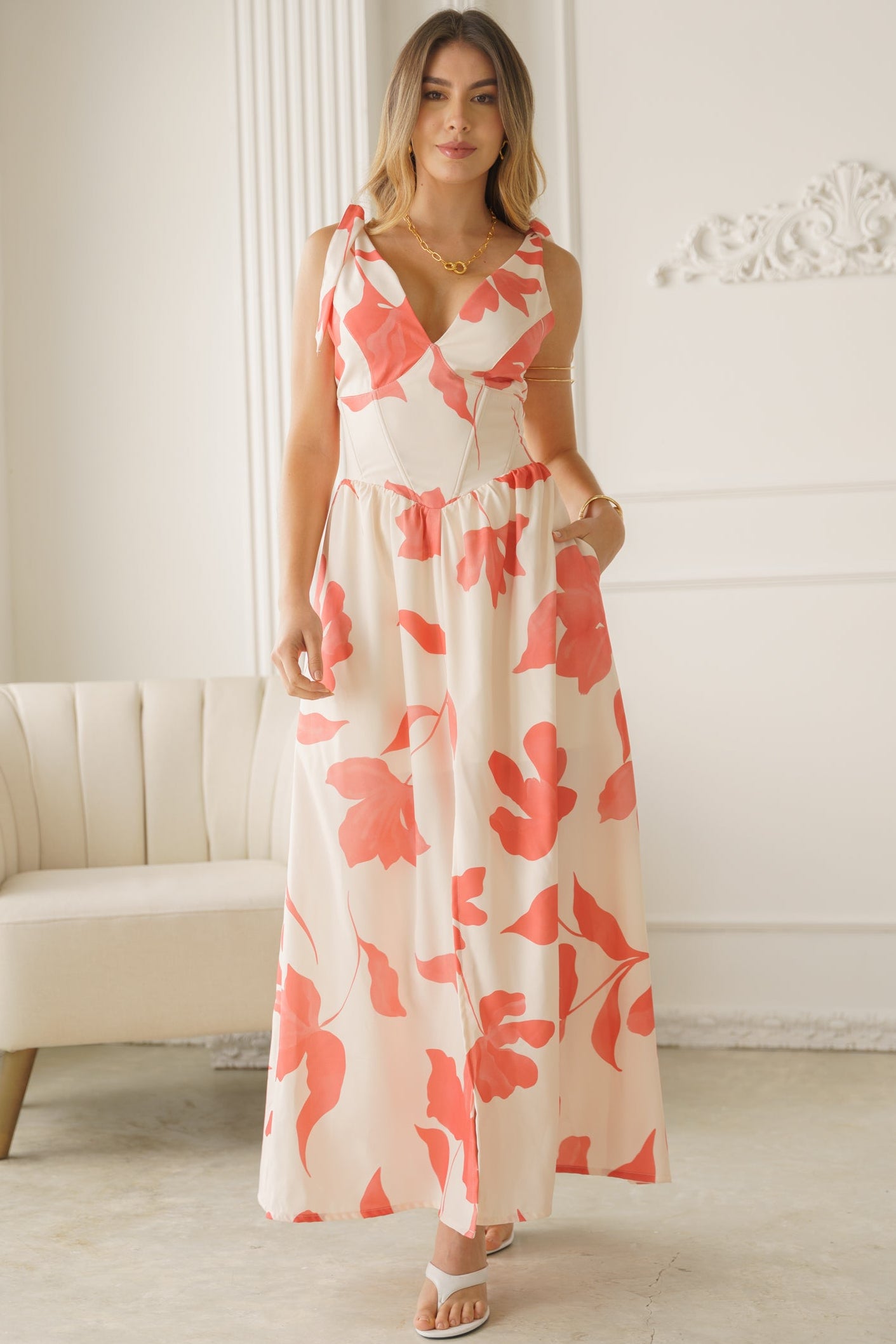 Vestido Largo Estilo Corset - Kasan