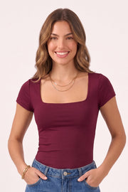 Blusa Larga - Morado