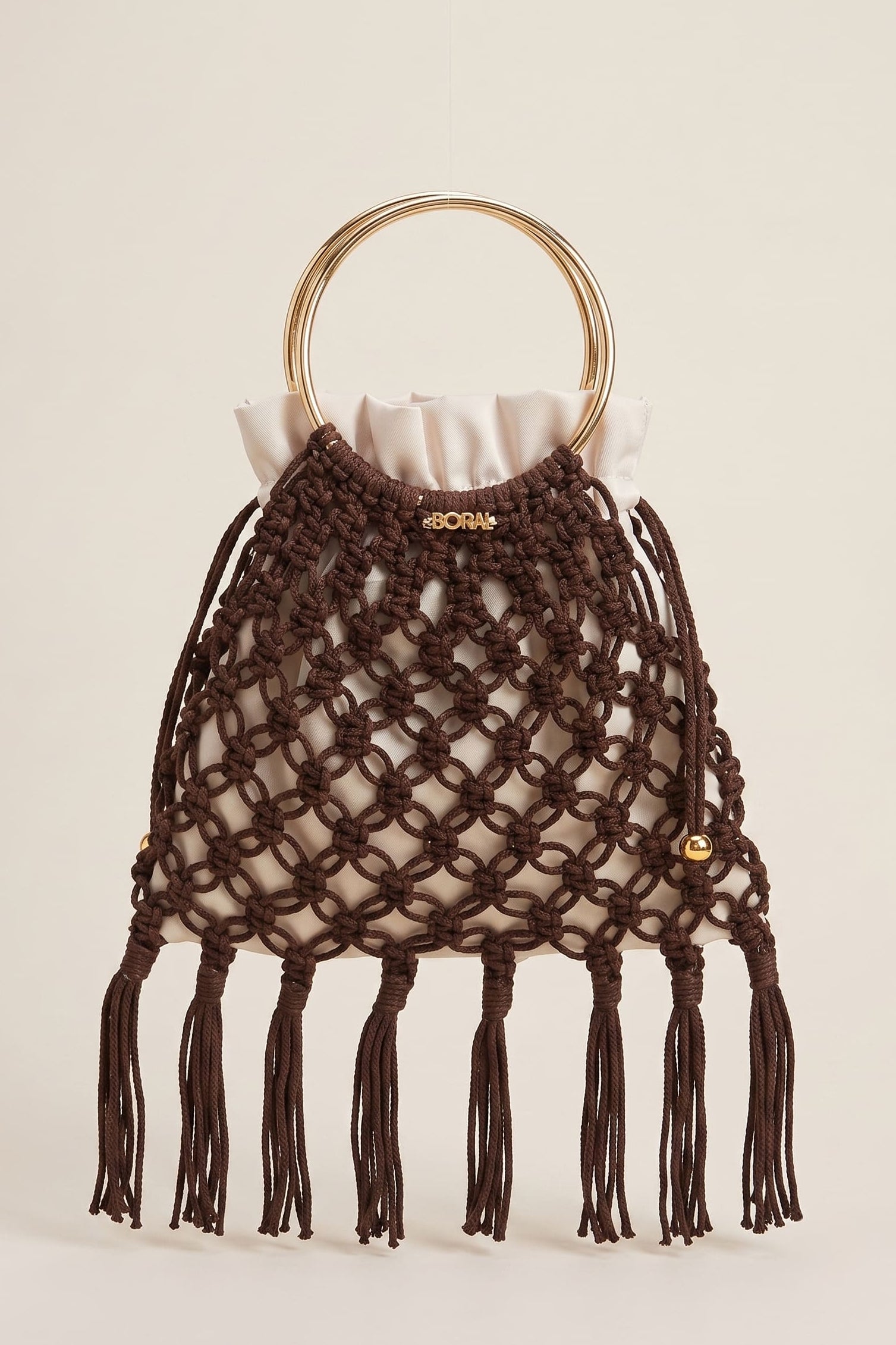 Bolso Macramé - Cafe