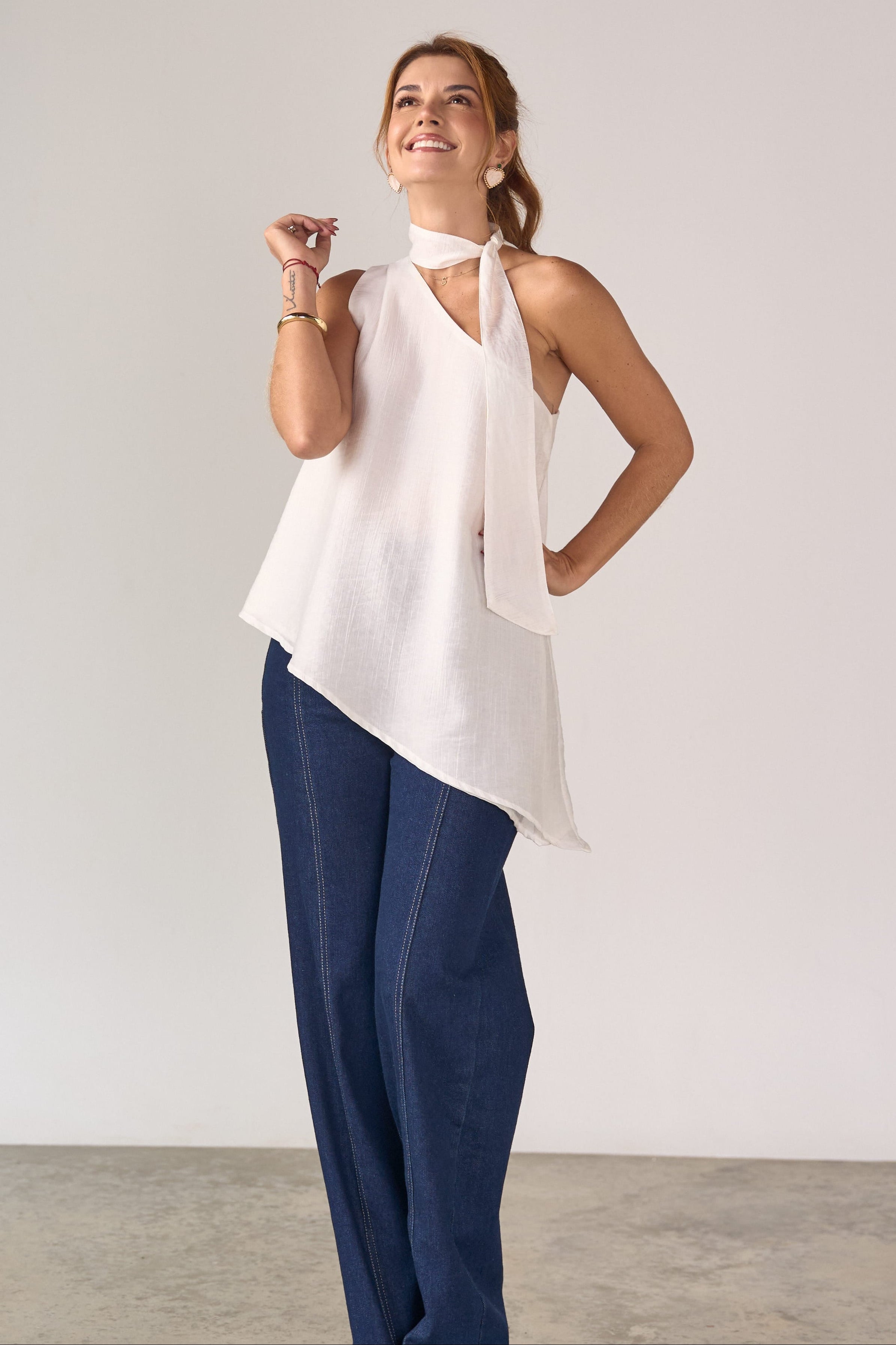 White shirt for women - April