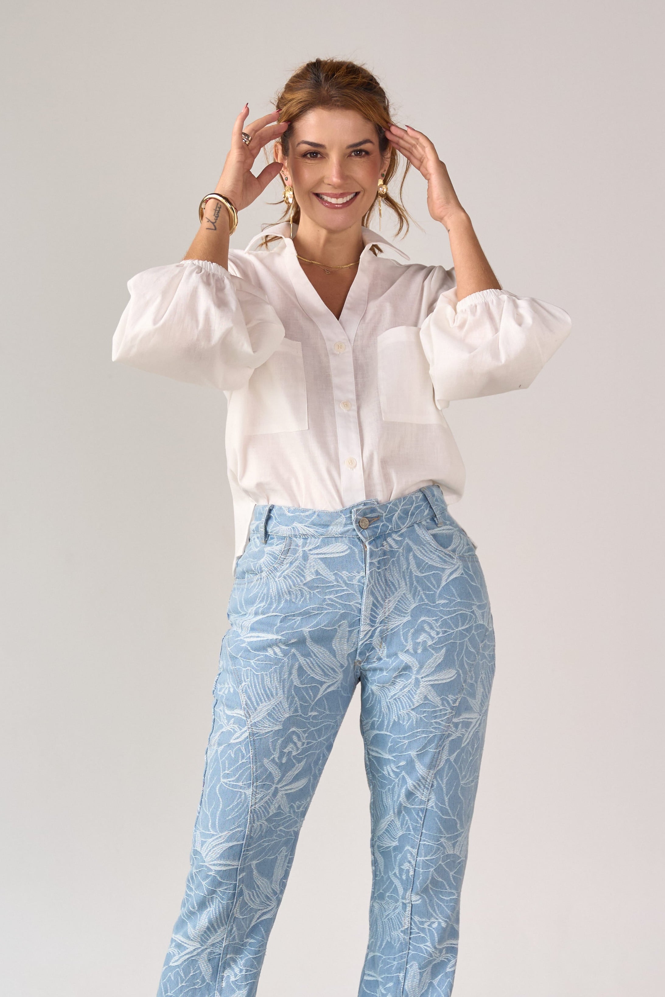 White shirt for women - April