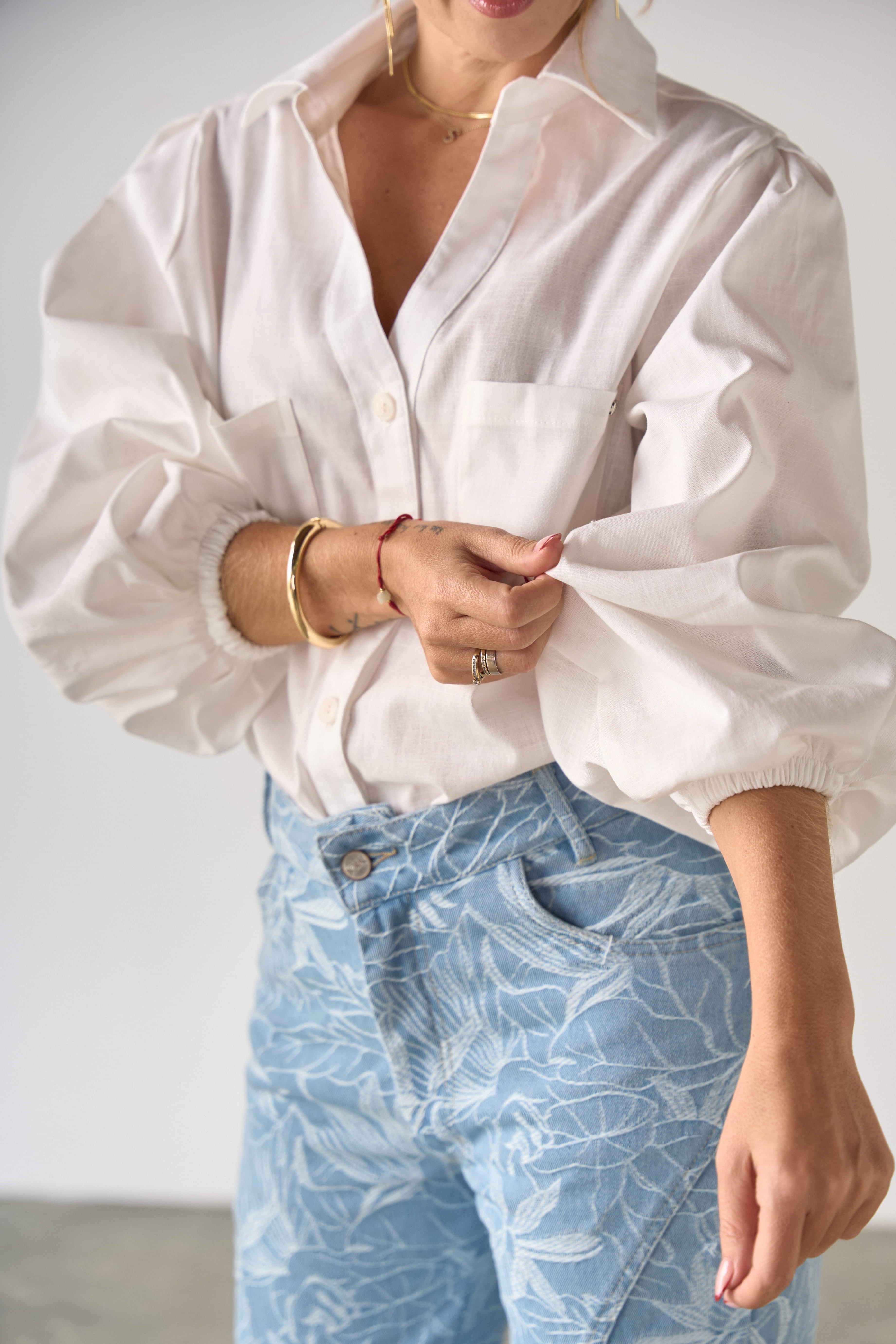 White shirt for women - April