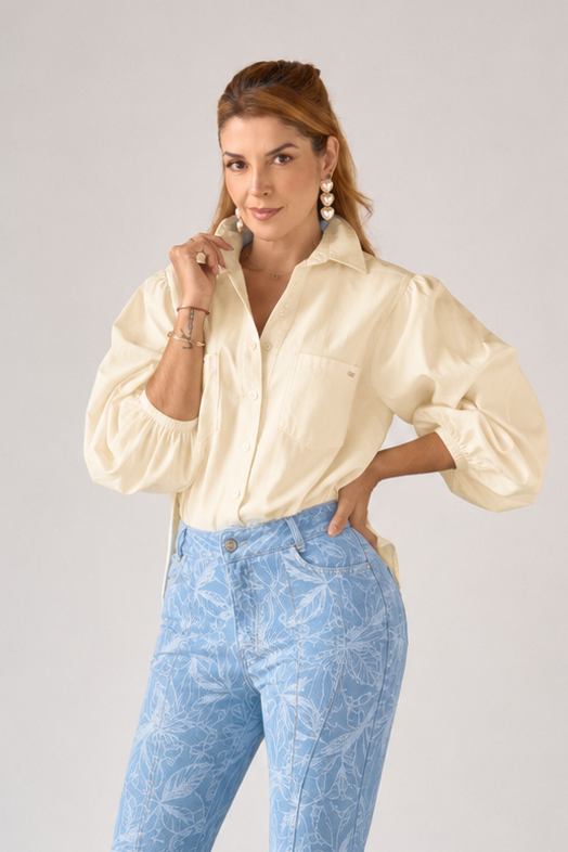 White shirt for women - April