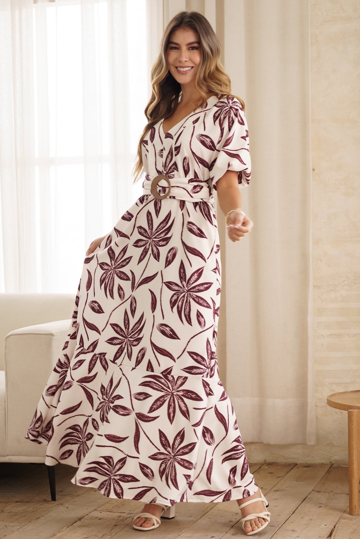 Vestido de mangas - Idara