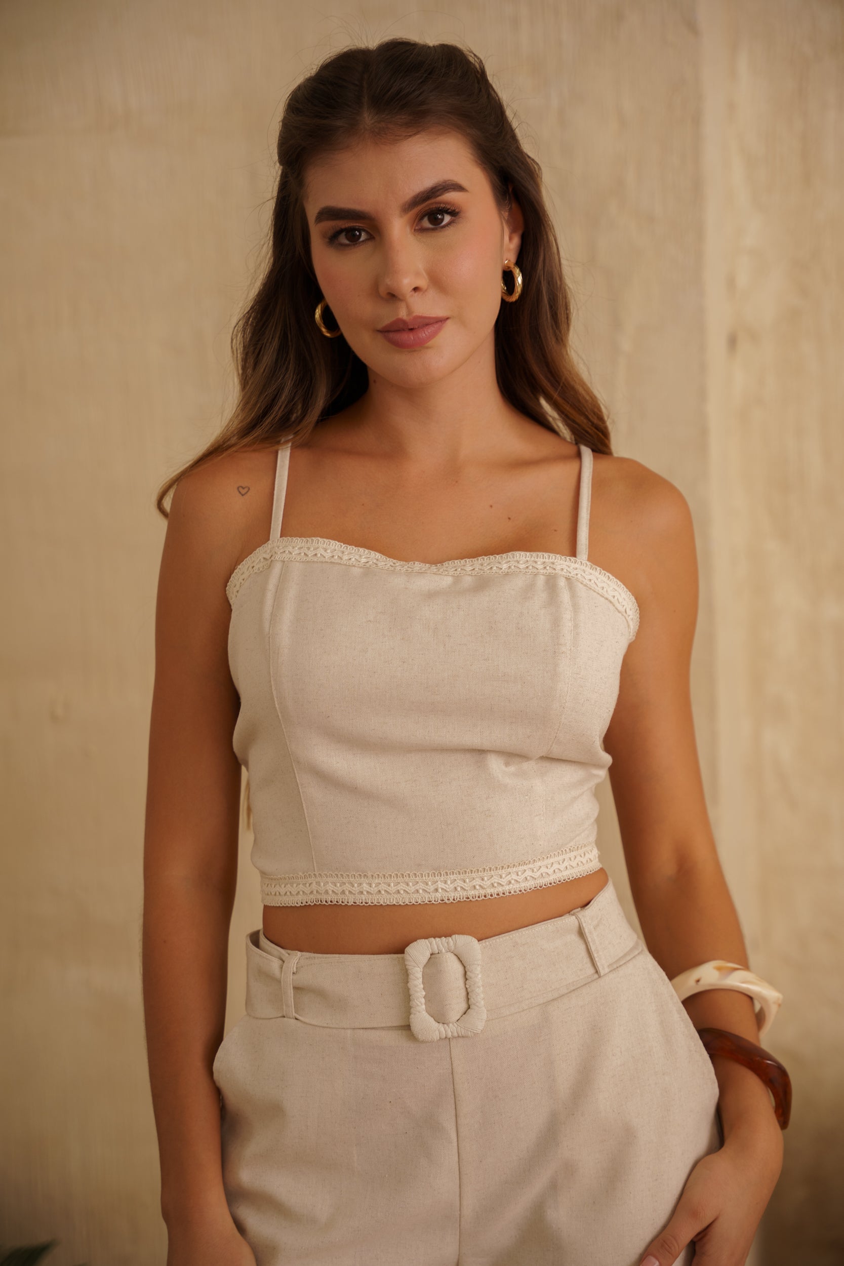 White shirt for women - April