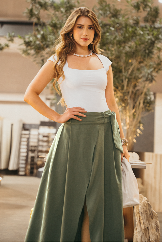 White shirt for women - April