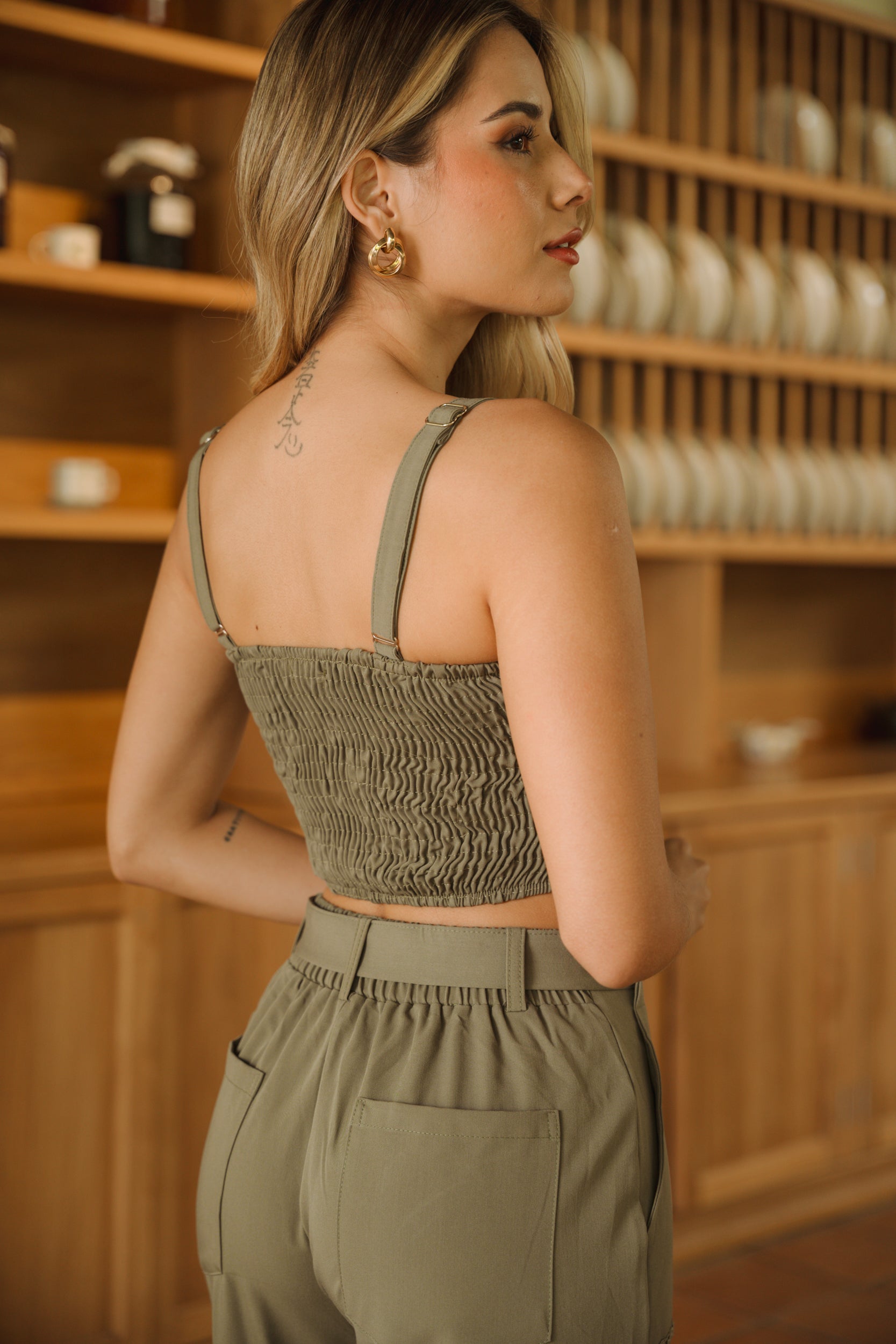 White shirt for women - April