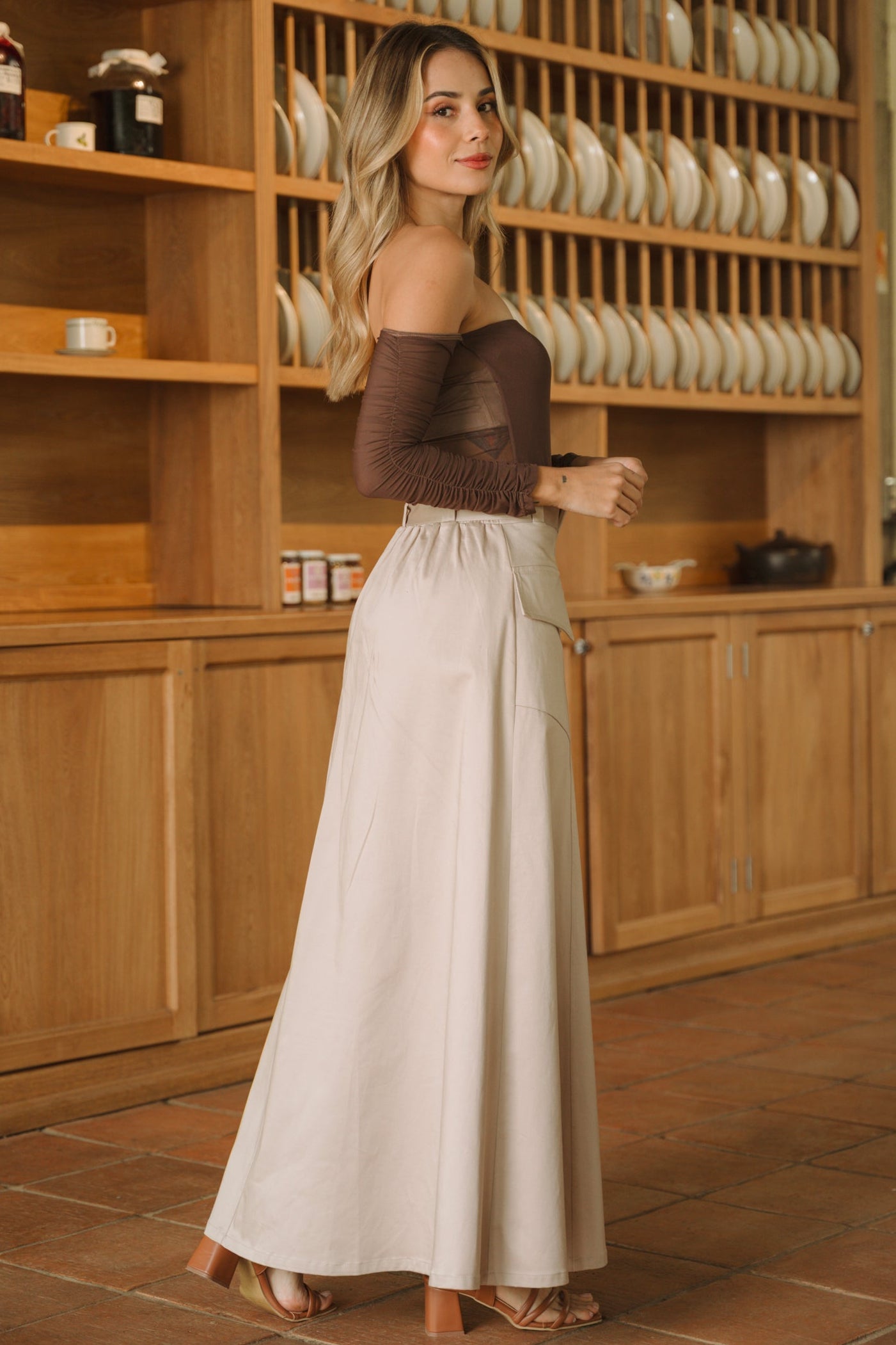 White shirt for women - April