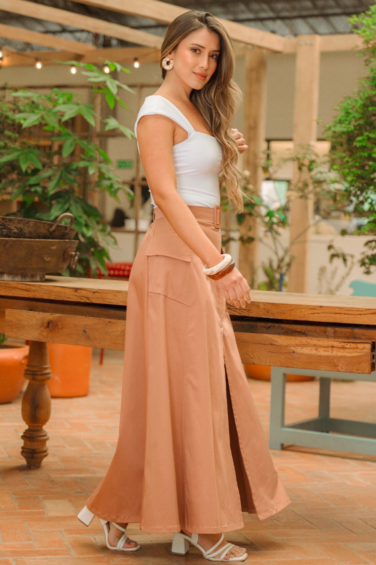 White shirt for women - April