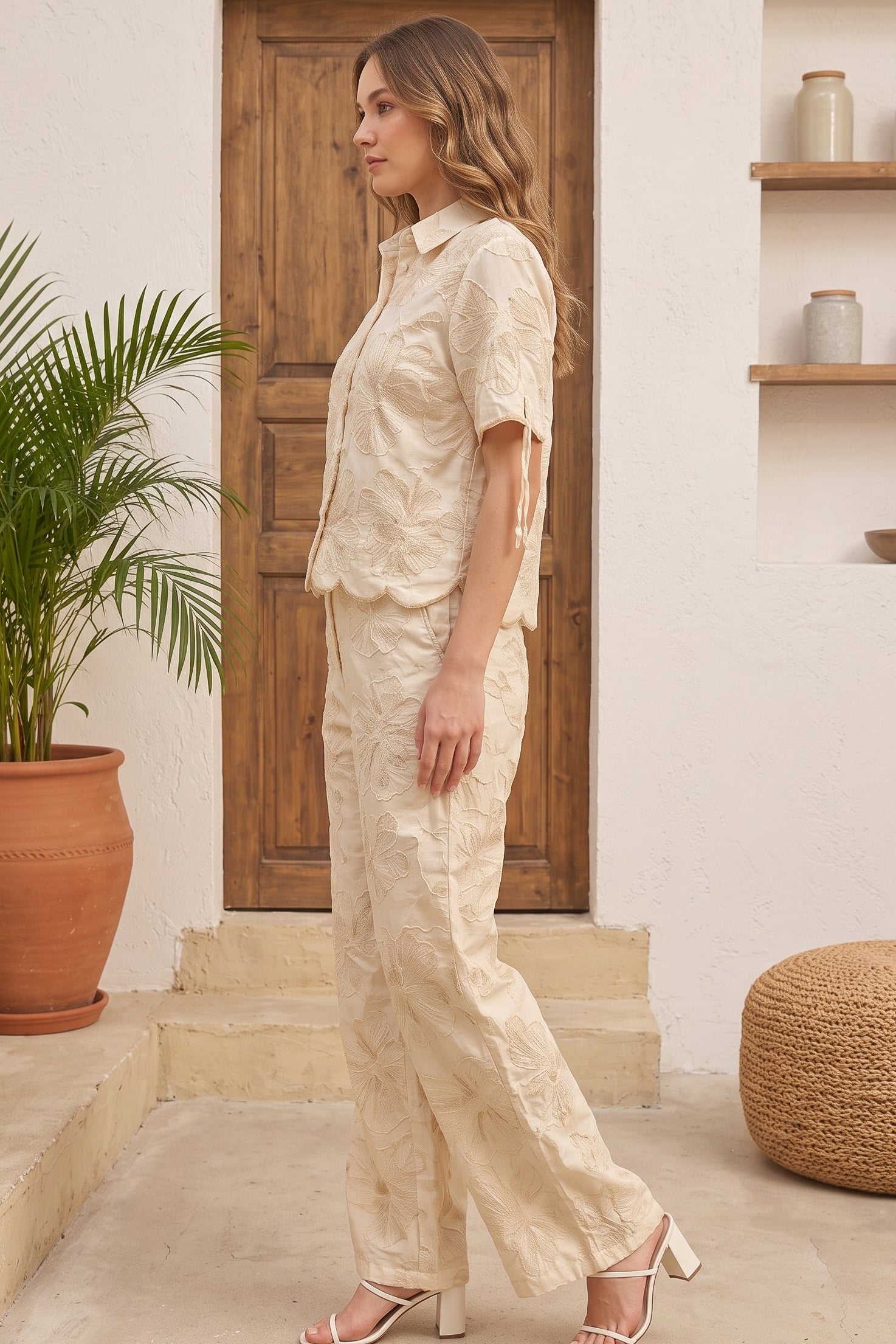 White shirt for women - April