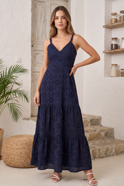 Vestido Playero Azul- Oasis