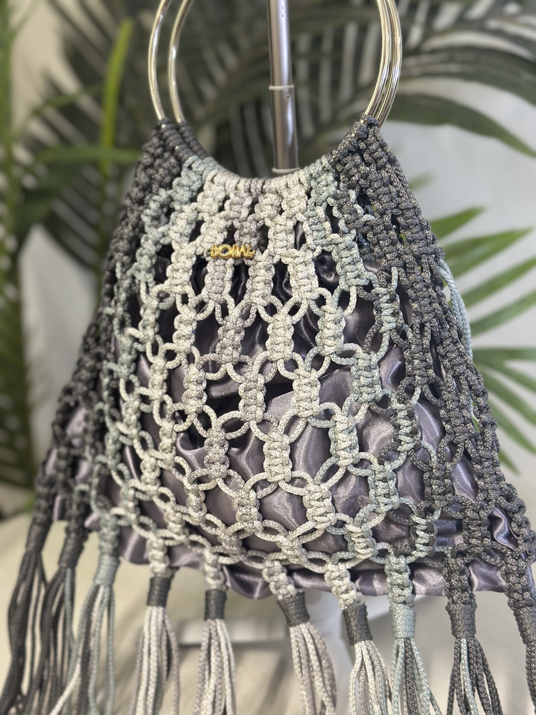 Bolso Macramé - Degrade