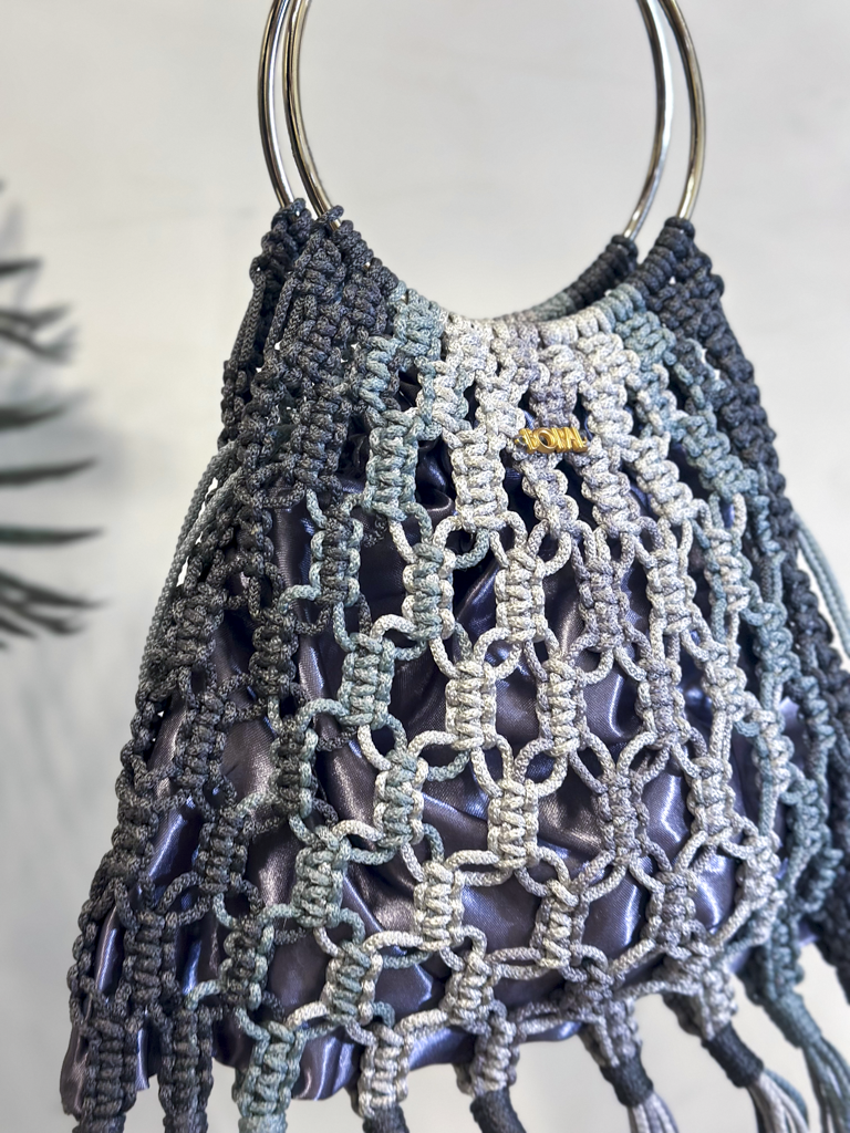 Bolso Macramé - Degrade