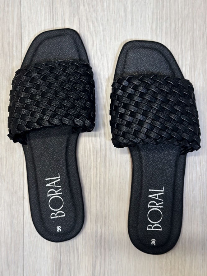 Sandalia Plana - Negra