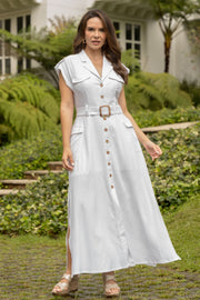 Vestido largo elegante mujer - Lima