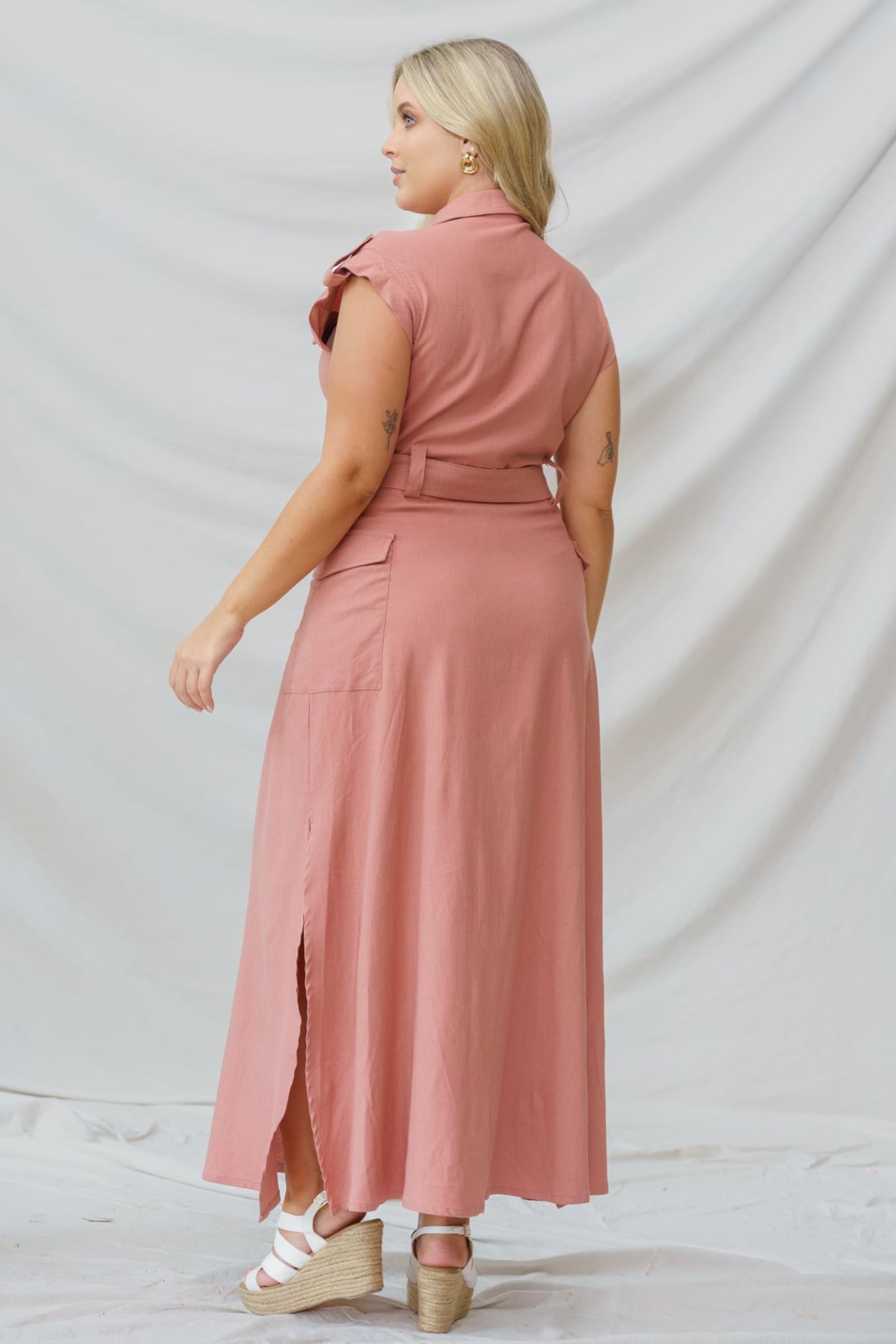 Vestido largo elegante mujer - Lima